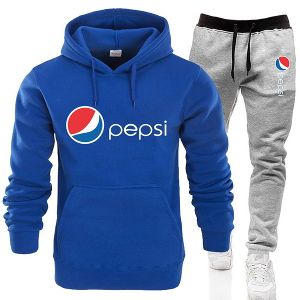 2021 Pepsi Cola Set Sport Suit Hoodie Jogging Suit Set Men s Casual Hoodie Pants Fashion Printed