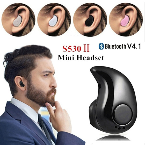 1pc S530 Invisible Super Mini Wireless Bluetooth In-ear Headphone Wish