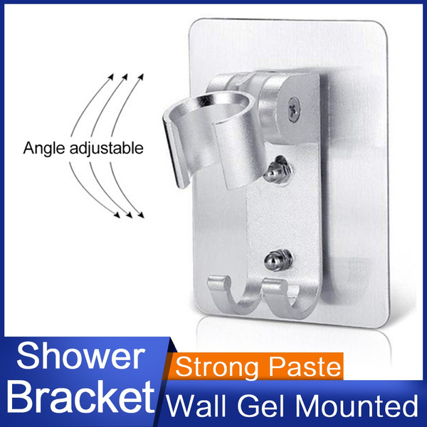 Adjustable Shower Head Holder Self-adhesive Handheld Drill-free