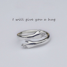 Couple Rings, adjustablering, hug, Jewelry