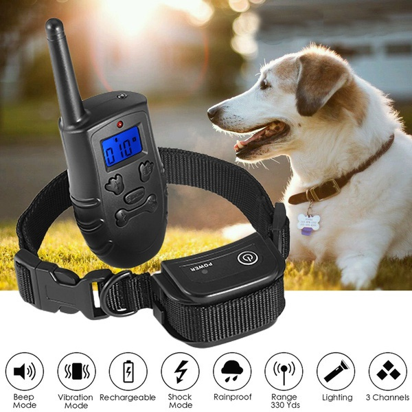 300m LCD Remote Electric Dog Collars for Training Dog Wish