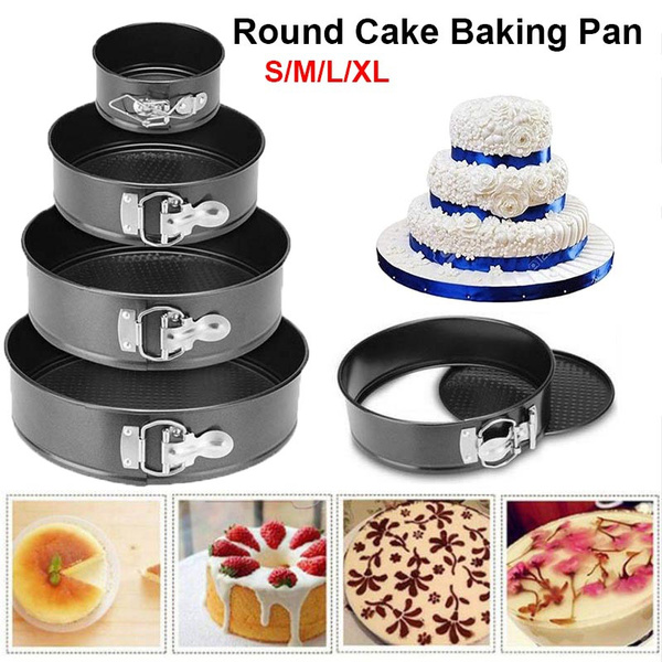Non-Stick Springform Metal Baking Cake Mold with Removable Bottom