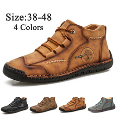 ankle boots, antiskid, Outdoor, leather shoes