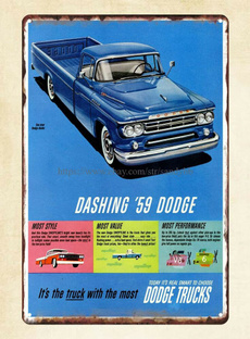 Dodge, Outdoor, Vintage, Indoor