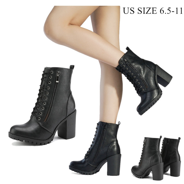 DREAM PAIRS Womens Chunky Heel Ankle Booties | Wish