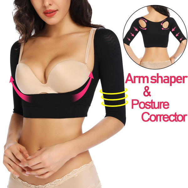 Upper Arm Shaper for Women Compression Sleeves Shapewear Tops Humpback Posture Corrector Vest 