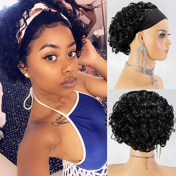 Short hair outlet half wigs