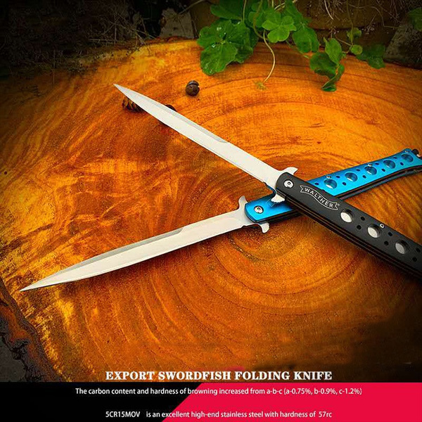 Outdoor knife Swordfish folding knife Multifunction folding knife high