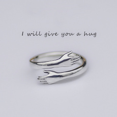 Couple Rings, Sterling, Adjustable, 925 sterling silver