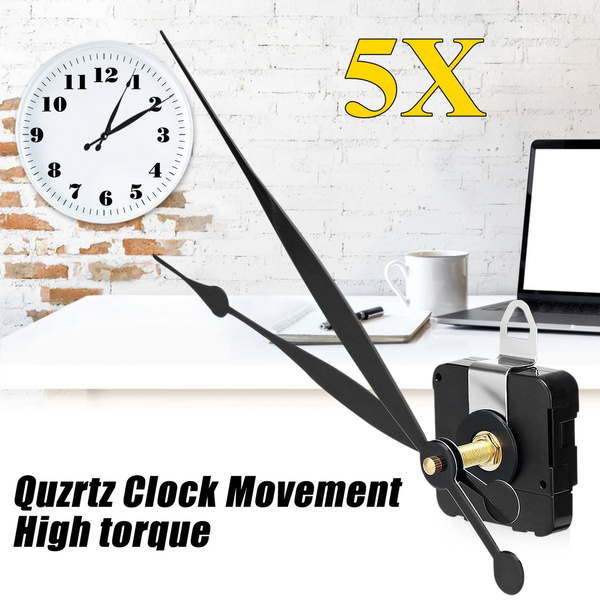 High Torque Quartz Controlled Clock Movement Motor Mechanism Hour Minute Hands 