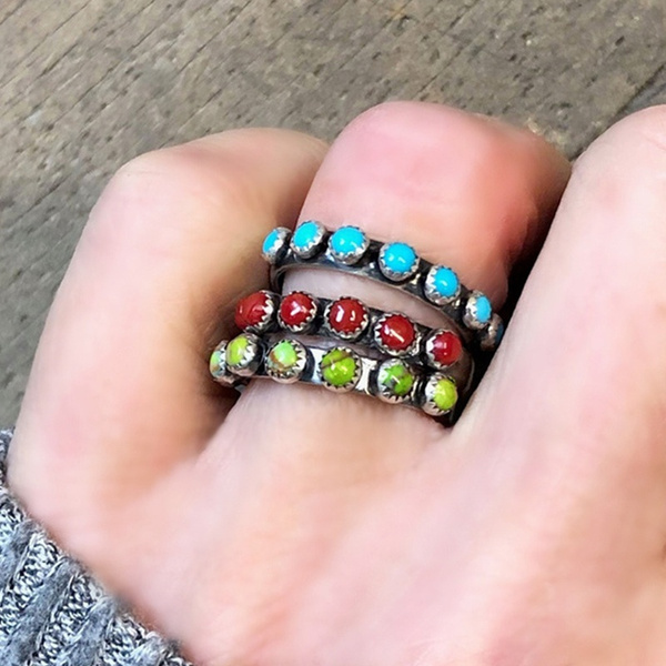 Turquoise infinity deals ring