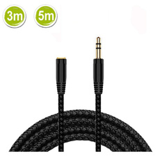 Stereo, Earphone, Extension, Audio Cable