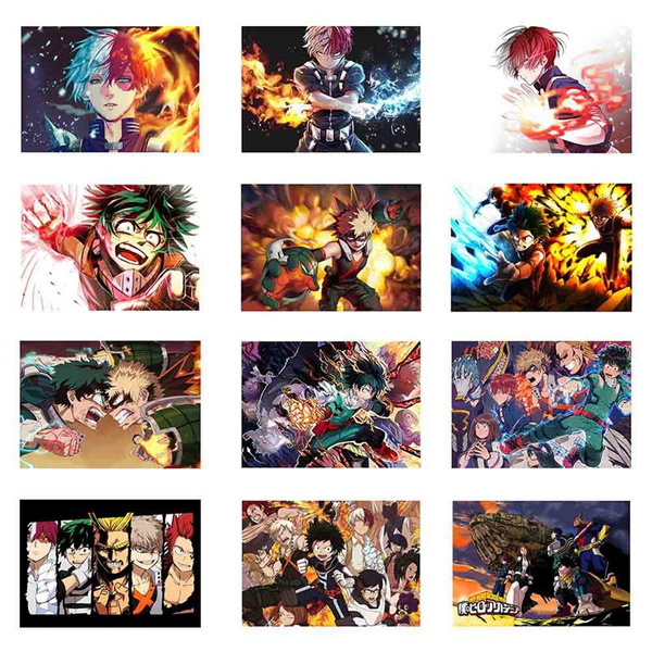 New 5D Diamond Painting Japanese Anime My Hero Academia Diamond