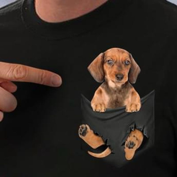 wiener dog dad shirt