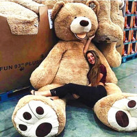 a huge teddy bear