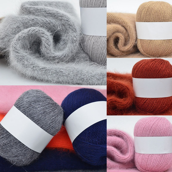 Mink Long Yarn Hand Knitting, Knitting Threads Plush Yarn