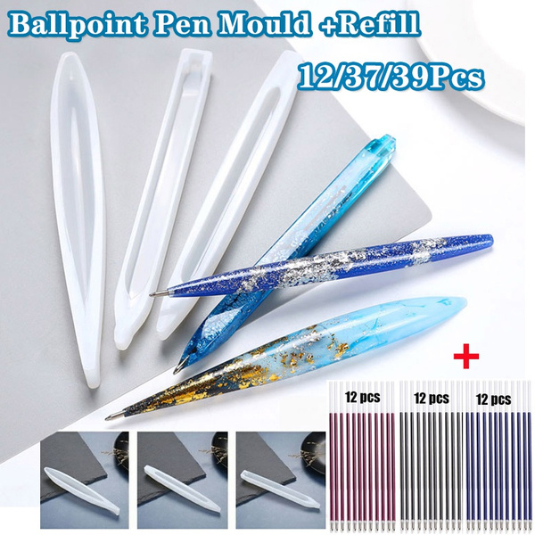 Handmade Resin Mould Ballpoint Pen Silicone Molds Jewelry Making Tool Diy