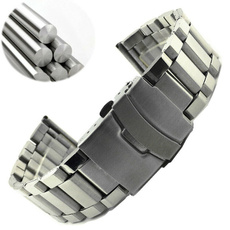 Steel, wristbandbracelet, Stainless Steel, 24mmwatchband