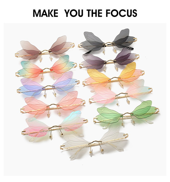 dragonfly wings sunglasses