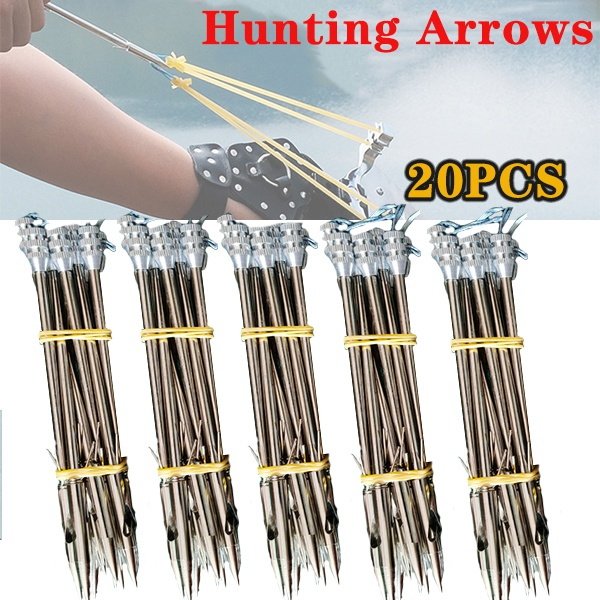 Hunting Fishing Arrows Stainless Steel Slingshot Darts Fishing