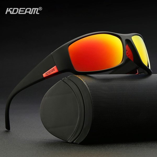 High-End Goggles For Men Sports Sunglasses Polarized&Uv400 Tr90 Unbreakable  Frame Anti-Reflective Lens Glasses
