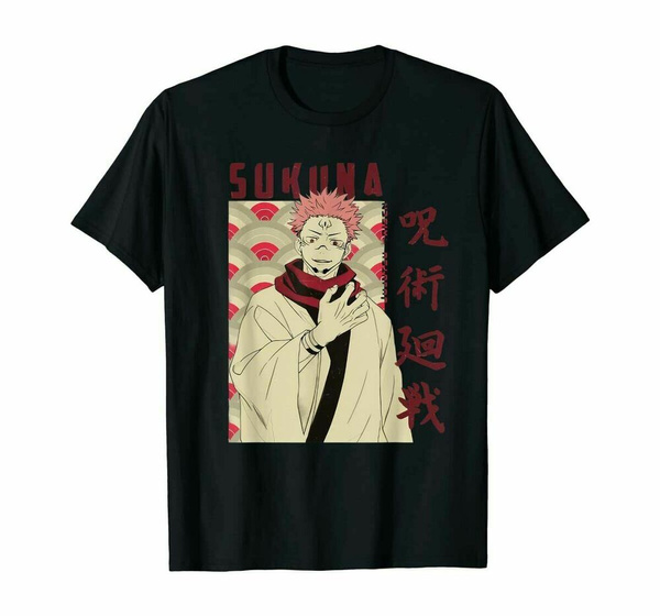 Sukuna Jujutsu Kaisen Anime Manga Ryomen Sukuna T-Shirts Gifts Men ...