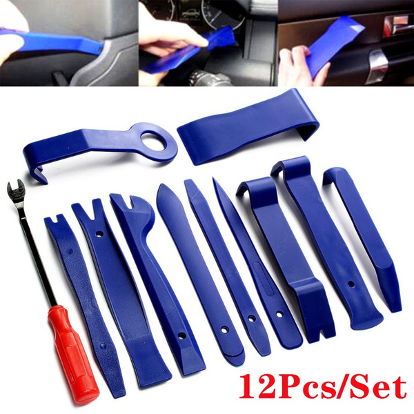 12/8/4pcs Hand Tool Kit Pry Disassembly Tool Interior Door Clip Panel Trim  Dashboard Removal Tool Auto Car Opening Repair Tool Set