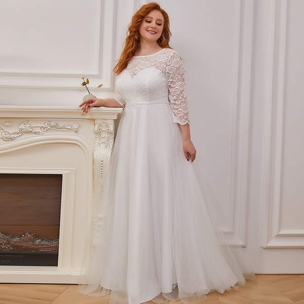 Wish wedding 2025 dress plus size