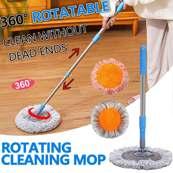 gek trompet Chip 360 Rotating Spin Mop with 2 Microfiber Mop Heads Flip Mop for Ring Mop  Bucket | Wish
