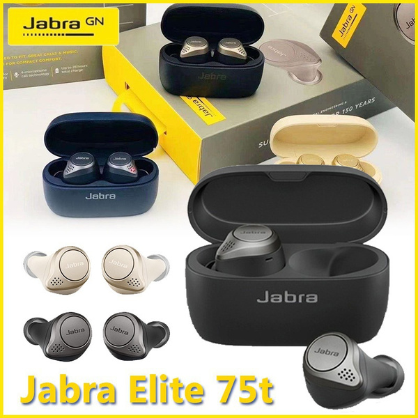 2021 Newest Jabra Elite Active 75t TWS Earbuds Bluetooth 5.0 Wireless Earbuds Waterproof Sport Headphones With Microphone And Noise Canceling Your