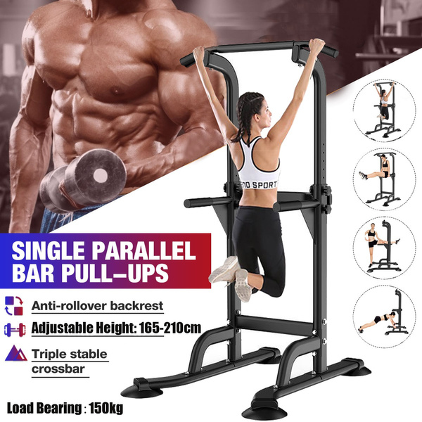 4in1 Multifunctional Adjustable Pull Up Fitness Station Gym Exercise Push Up Bars Workout Body Fitness Strength Training Equipment