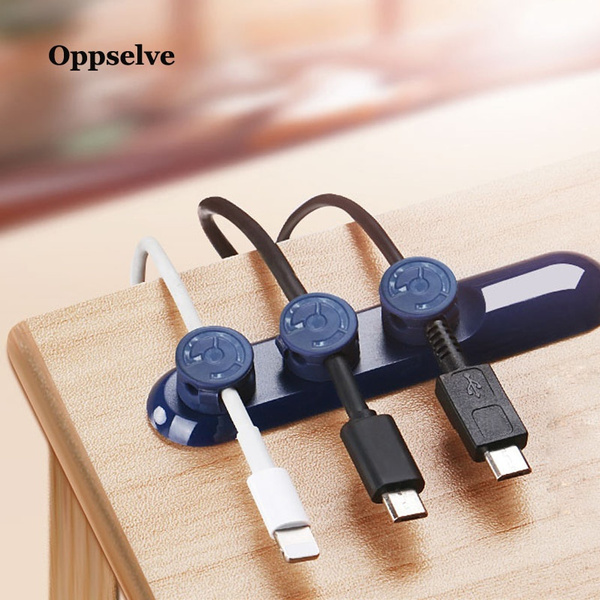 Oppselve Mobile Phone Cable Clip For Car Desktop Tidy Charger Organizer 