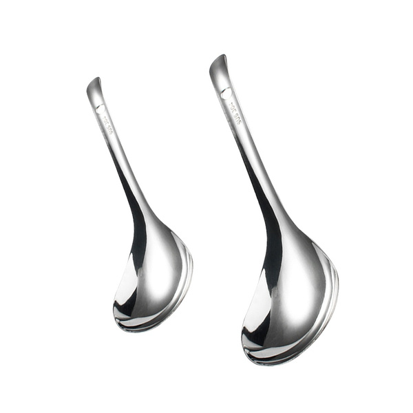 2pcs Stainless Steel Kitchenware Stainless Steel Cooking Spoon Gravy Ladle  Small