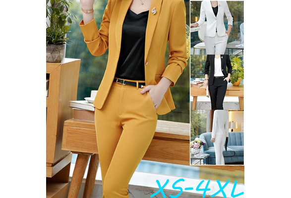 Formal Pant Suit Office Lady Uniform Designs for Women Business Suits Work  Wear