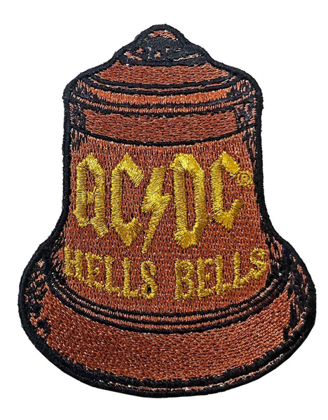 AC/DC Patch Hells Bells Band Logo new Official Brown | Wish