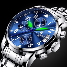 Chronograph, Round Watch, Casual Watches, Waterproof