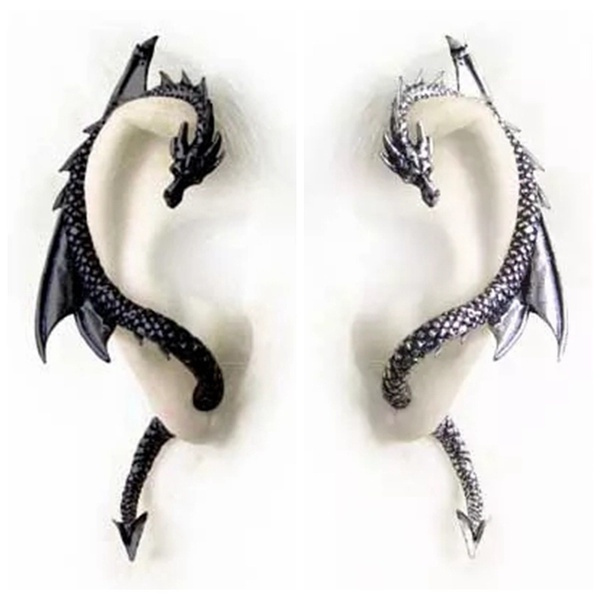 Antique Growing Dragon Ear Cuff – Introvert Palace