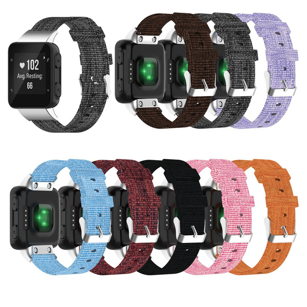 Replacement Colorful Nylon Wrist Strap Watch Band for -Garmin