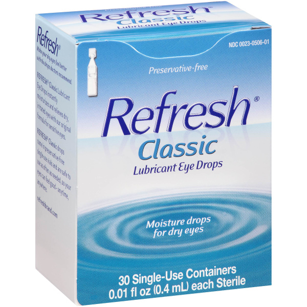 Refresh Classic Lubricant Eye Drops Single-Use Containers 30 ct By ...