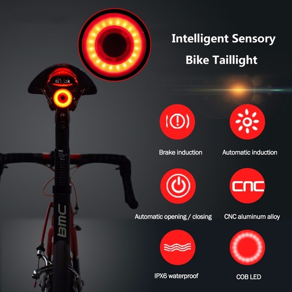 intelligent rear bike light