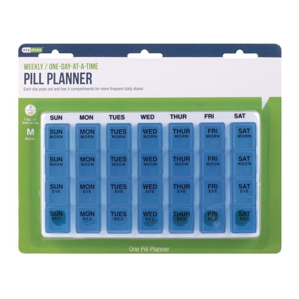 7 Times a Day x 7 Day, Medium Pill Organizer