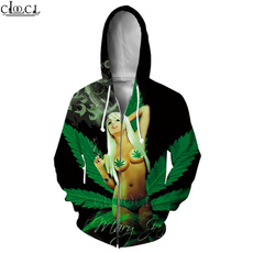 3D hoodies, Casual Hoodie, Zip, unisex