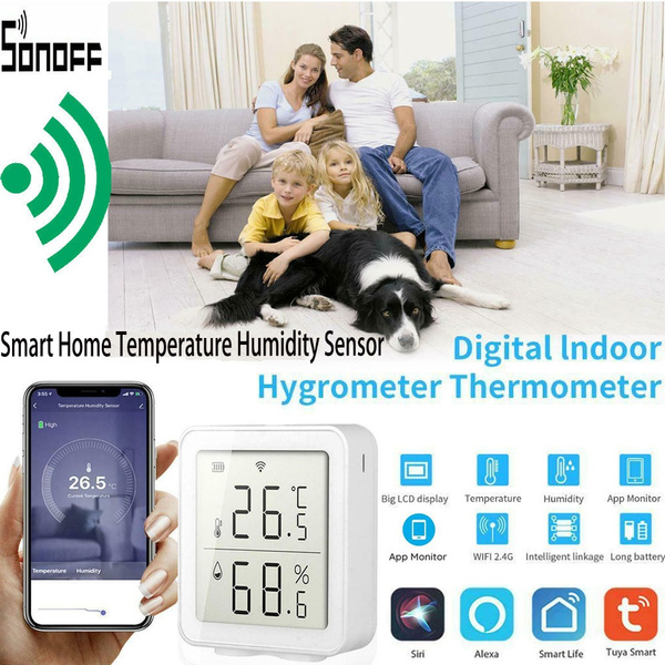 WIFI Temperature and Humidity Sensor Smart Home Indoor Intelligent