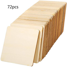 woodendecor, Wood, Square, Coasters