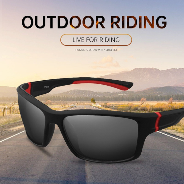 New Fashion Polarized Sunglasses For Men - Outdoor Riding, Square