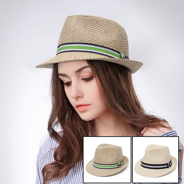 Sun Hat Fedoras Jazz Beach Visor Cap 