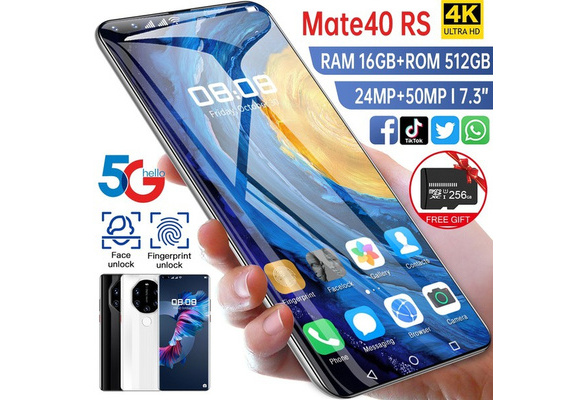 Ultra 5G Smartphone With Full Screen, Fingerprint, Face ID, 13MP Camera,  GPS, 1TB Storage Green/Black From Bob Seller, $118.92