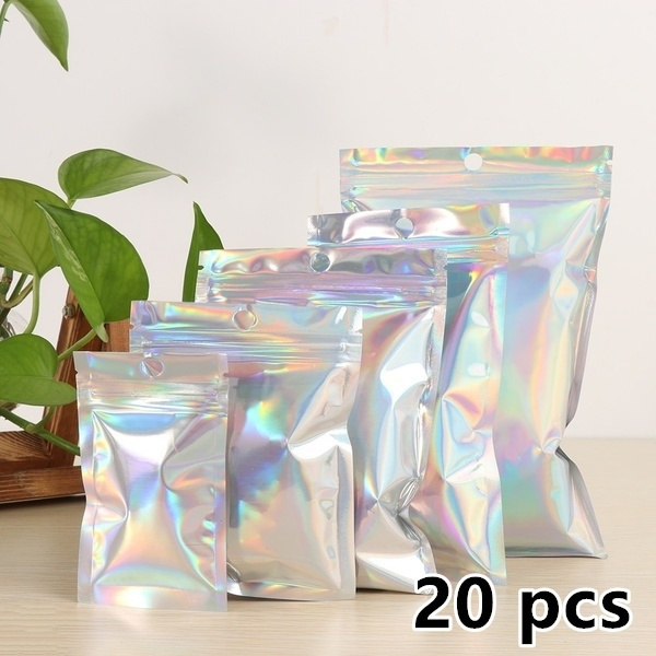 ziplock holographic bolsa