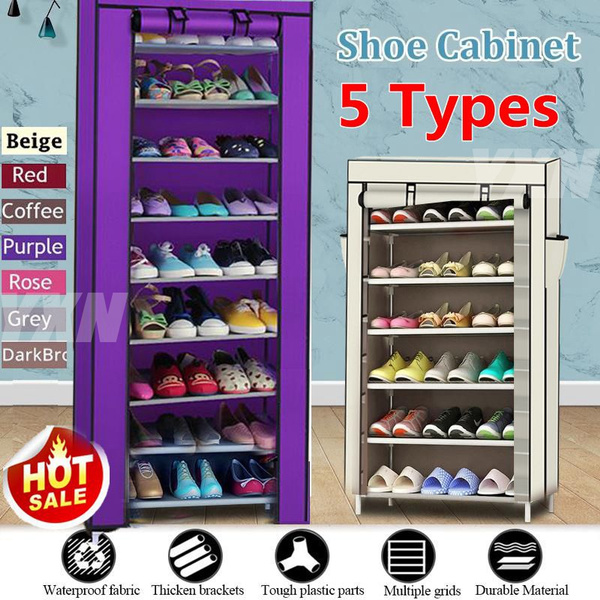 2021 New】5 Types Shoe Storage Cabinet Organizer Shoe Rack With