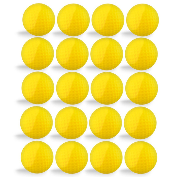 20pcs PU Foam Sponge Golf Practice Balls Indoor Practice Training Balls